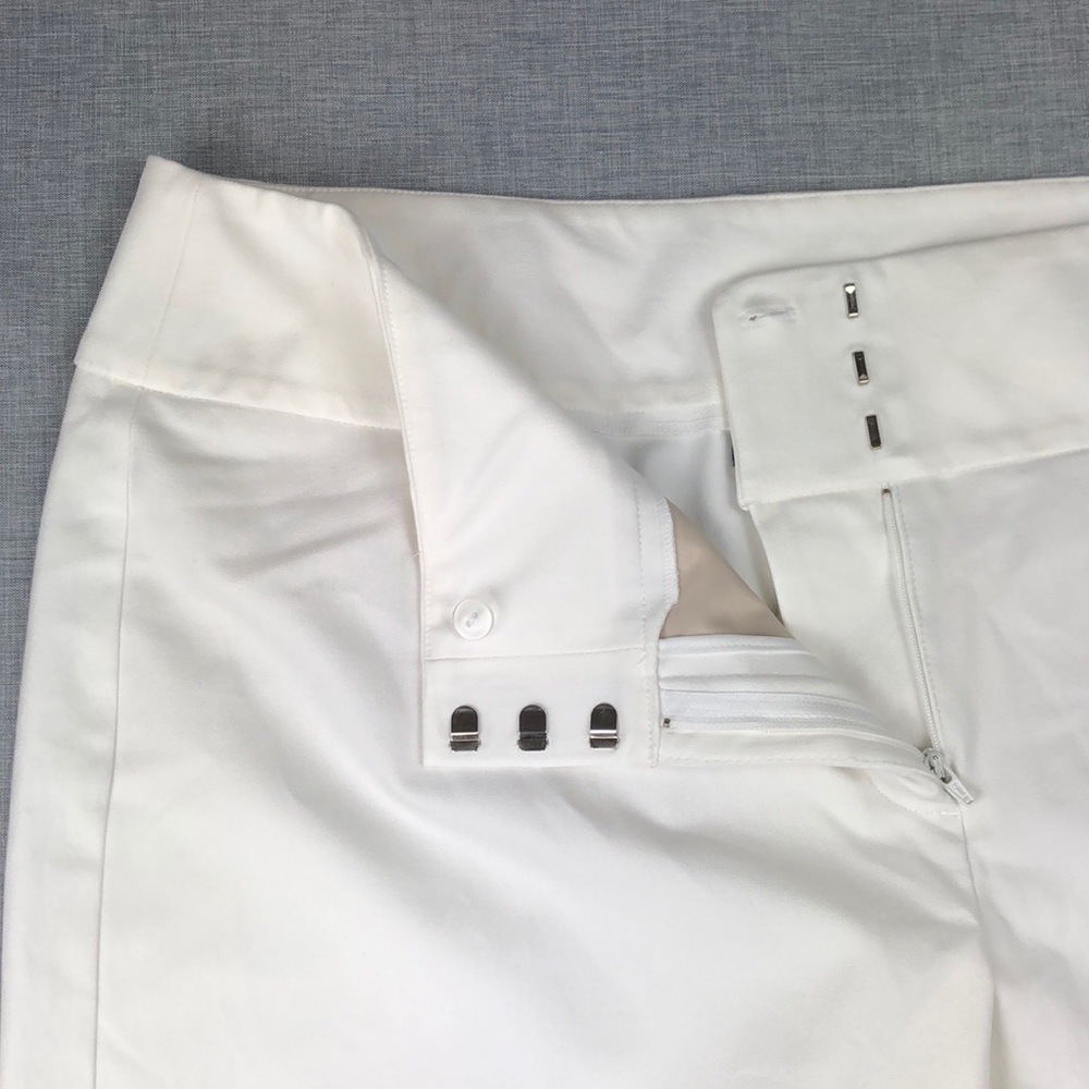Alfani White Lace Detail Slim Pant Plus Size - Picture 3 of 6
